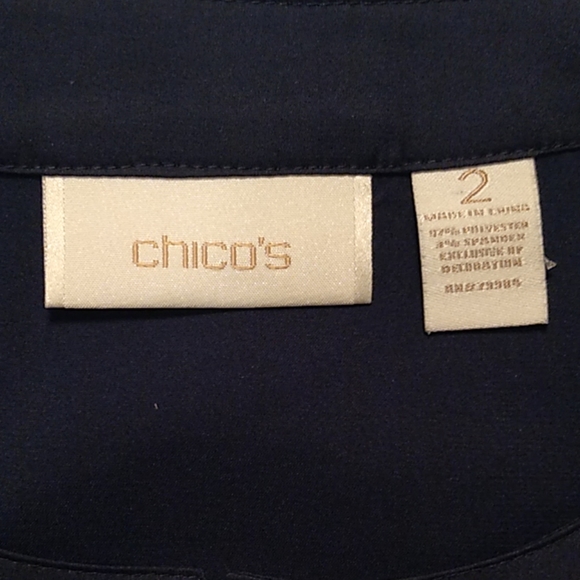 Chico's Tunic Size 2/Women's 14 - Picture 5 of 8